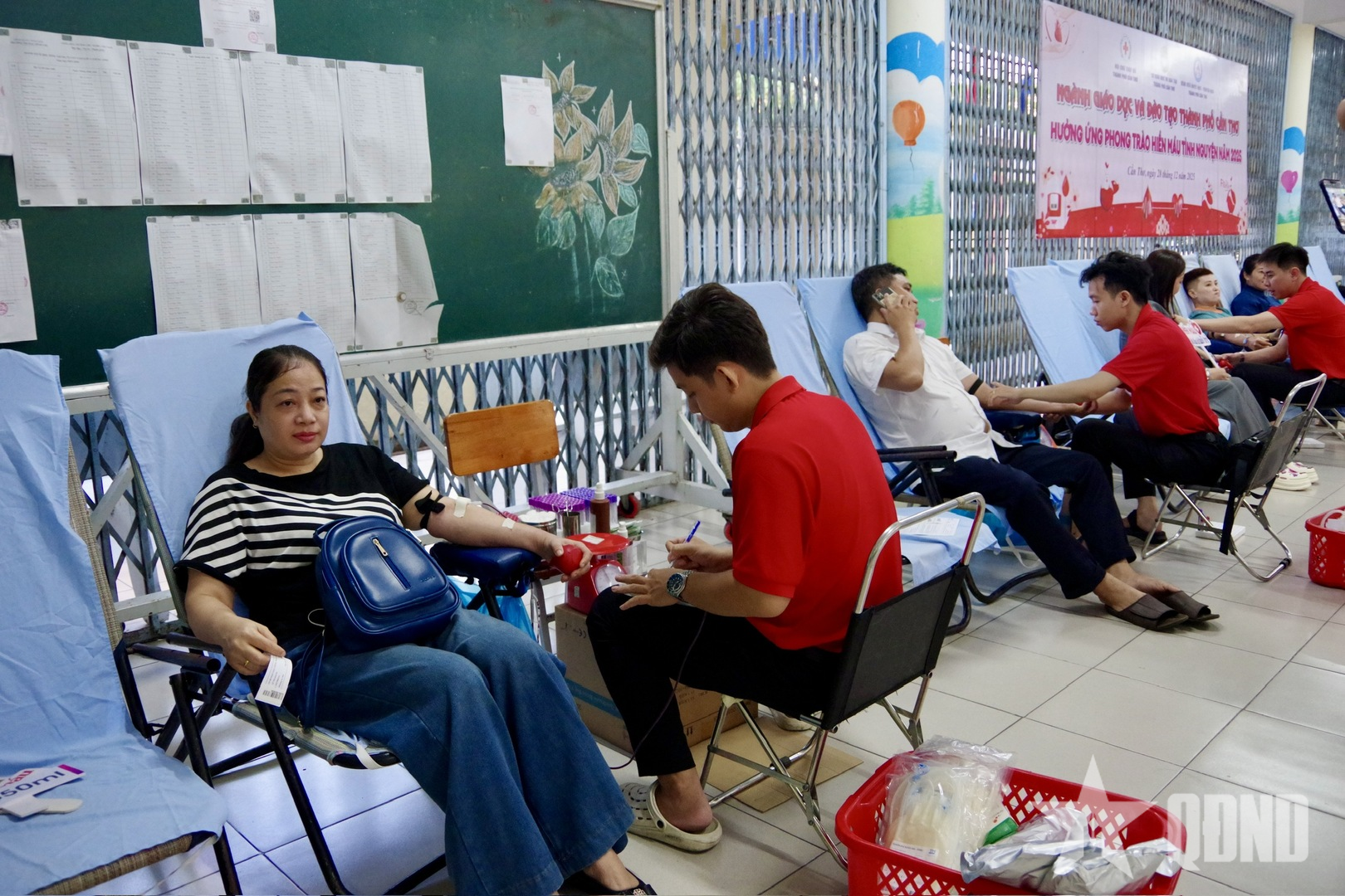 Cần Thơ: Ngành Giáo dục và Đào tạo hưởng ứng hiến máu tình nguyện