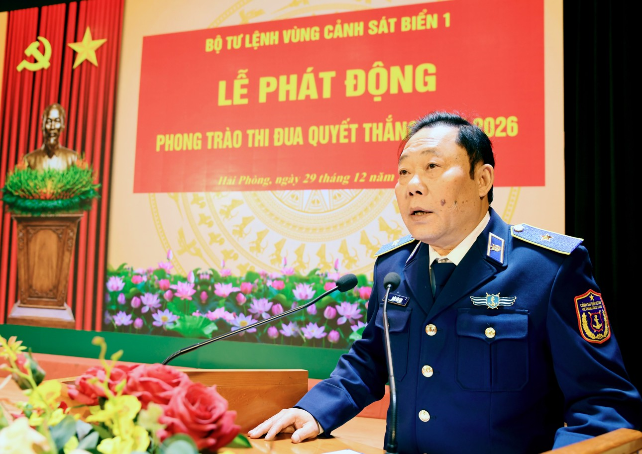 Vùng Cảnh sát biển 1 tự lực, tự cường, ngăn chặn mọi vi phạm pháp luật trên biển

