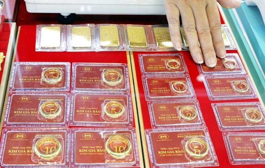 Giá vàng hôm nay (trưa 29-12): Vàng miếng, vàng nhẫn quay đầu giảm sâu