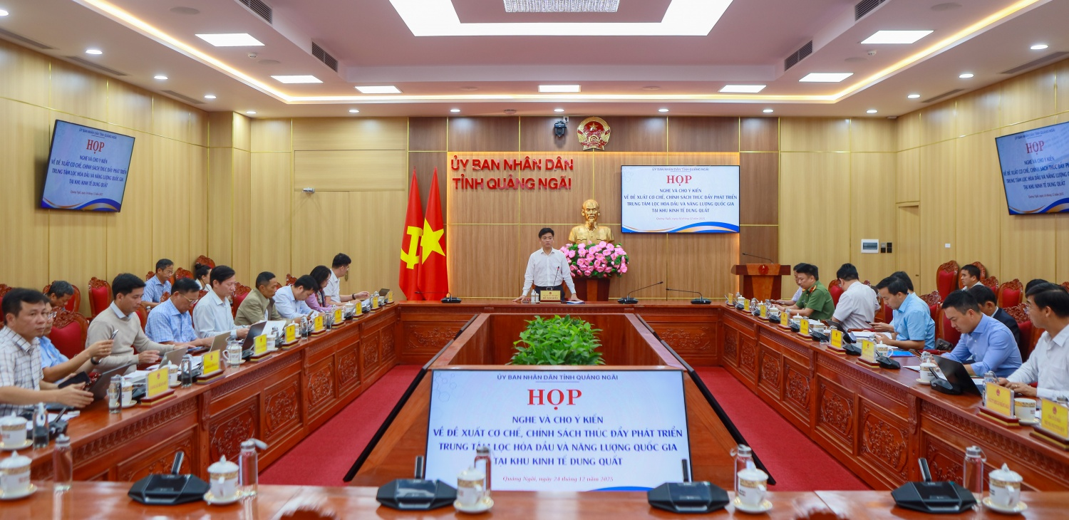 BSR đóng góp cơ chế thúc đẩy phát triển Trung tâm lọc hóa dầu và năng lượng quốc gia tại Dung Quất