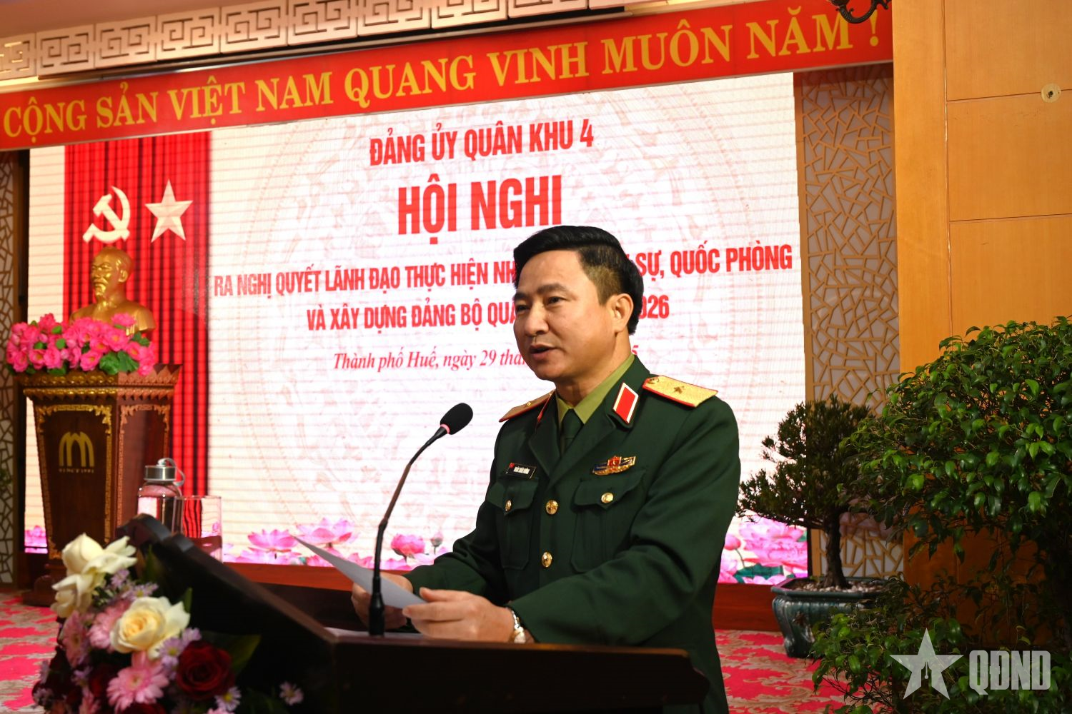 Quân khu 4 xác định rõ 6 nhóm chỉ tiêu, 9 nhóm giải pháp thực hiện nhiệm vụ năm 2026
​