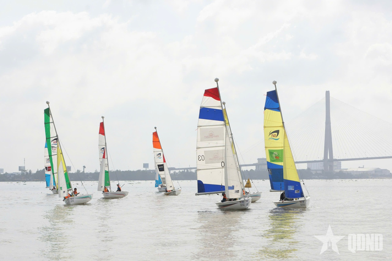 Giải đua thuyền buồm TP Cần Thơ mở rộng năm 2025