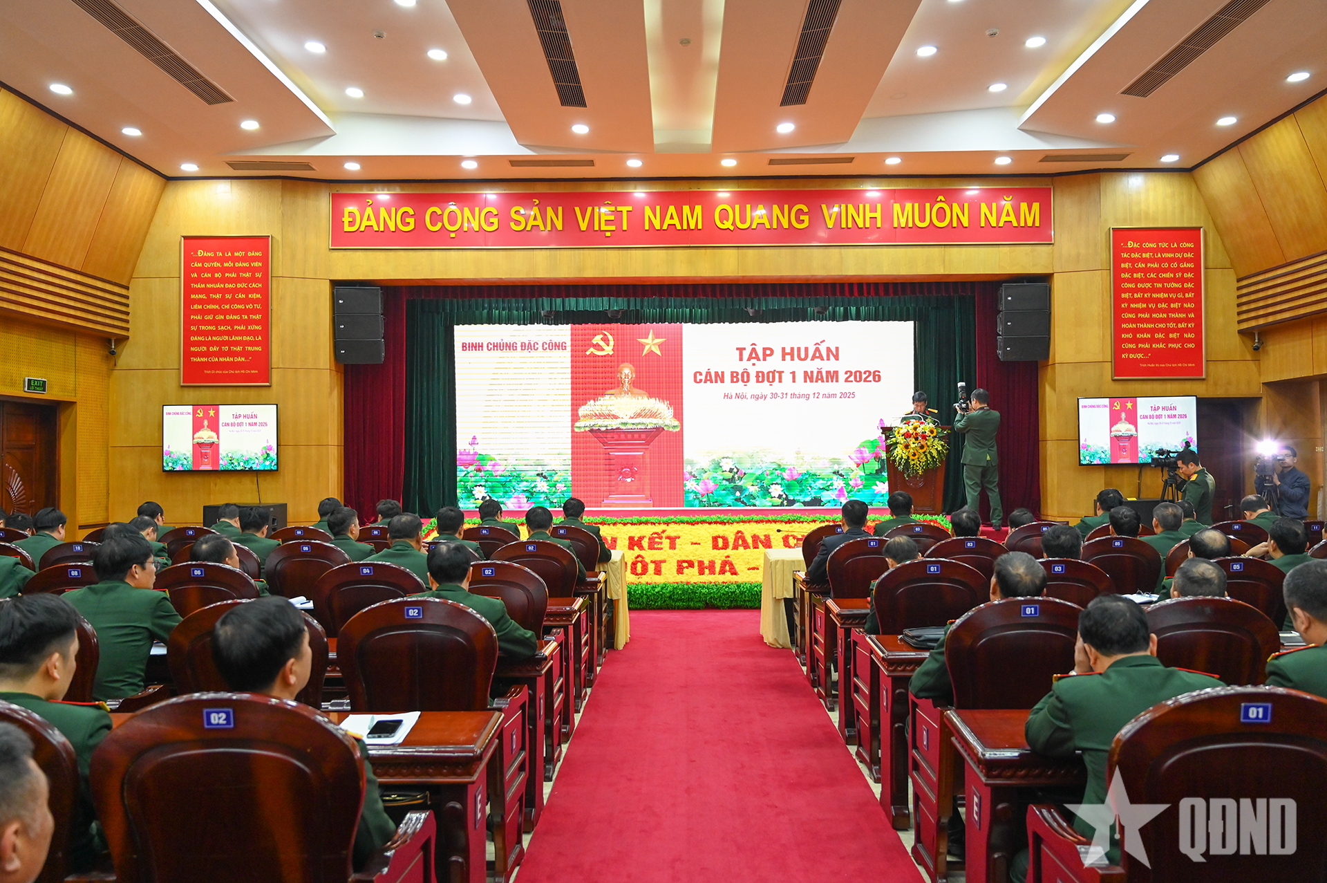 Binh chủng Đặc công tập huấn cán bộ đợt 1 năm 2026