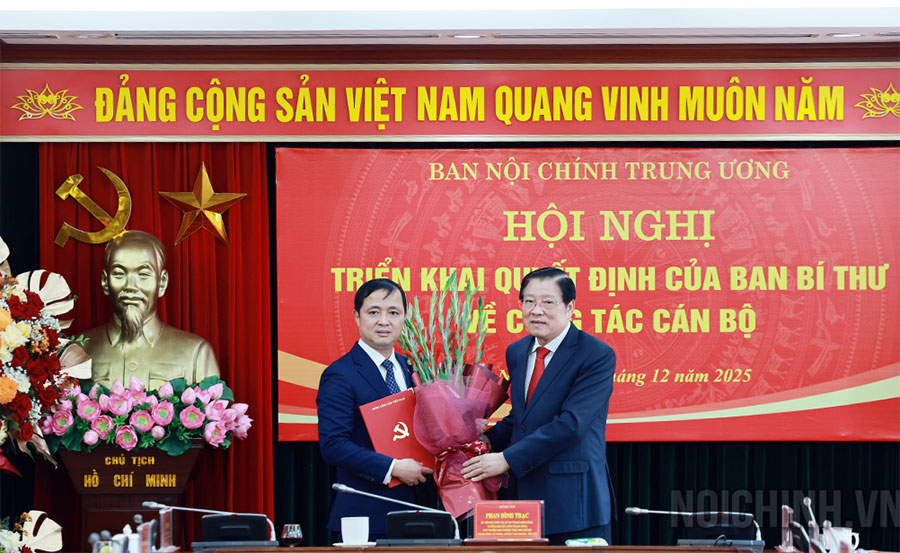 Ban Bí thư bổ nhiệm đồng chí Nguyễn Xuân Trường giữ chức Phó trưởng ban Nội chính Trung ương