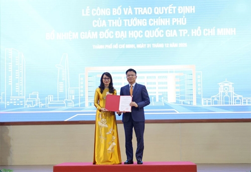 Giáo sư, Tiến sĩ Nguyễn Thị Thanh Mai được bổ nhiệm Giám đốc Đại học Quốc gia Thành phố Hồ Chí Minh