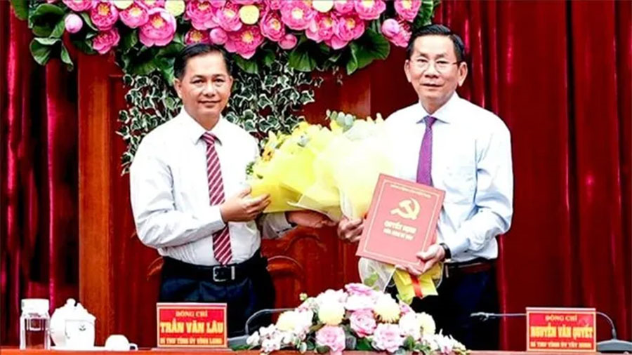 Chỉ định Chủ nhiệm Ủy ban Kiểm tra Tỉnh ủy Vĩnh Long