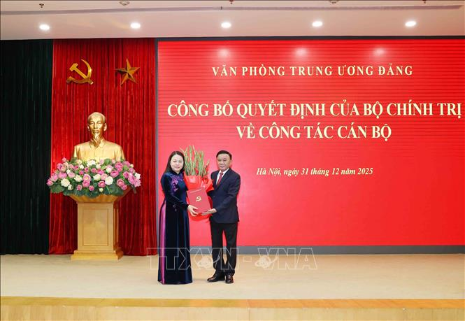 Đồng chí Nguyễn Thị Thu Hà giữ chức Phó chánh văn phòng Thường trực Văn phòng Trung ương Đảng