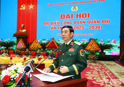 Đại tướng Phan Văn Giang: Công đoàn Quân đội “bản lĩnh vững, đạo đức sáng, chuyên môn sâu, tay nghề thạo”