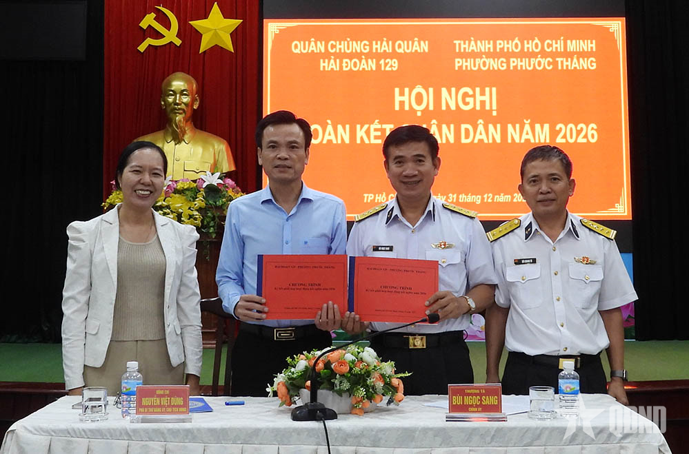 Hải đoàn 129 phối hợp hiệu quả với địa phương trong các hoạt động
