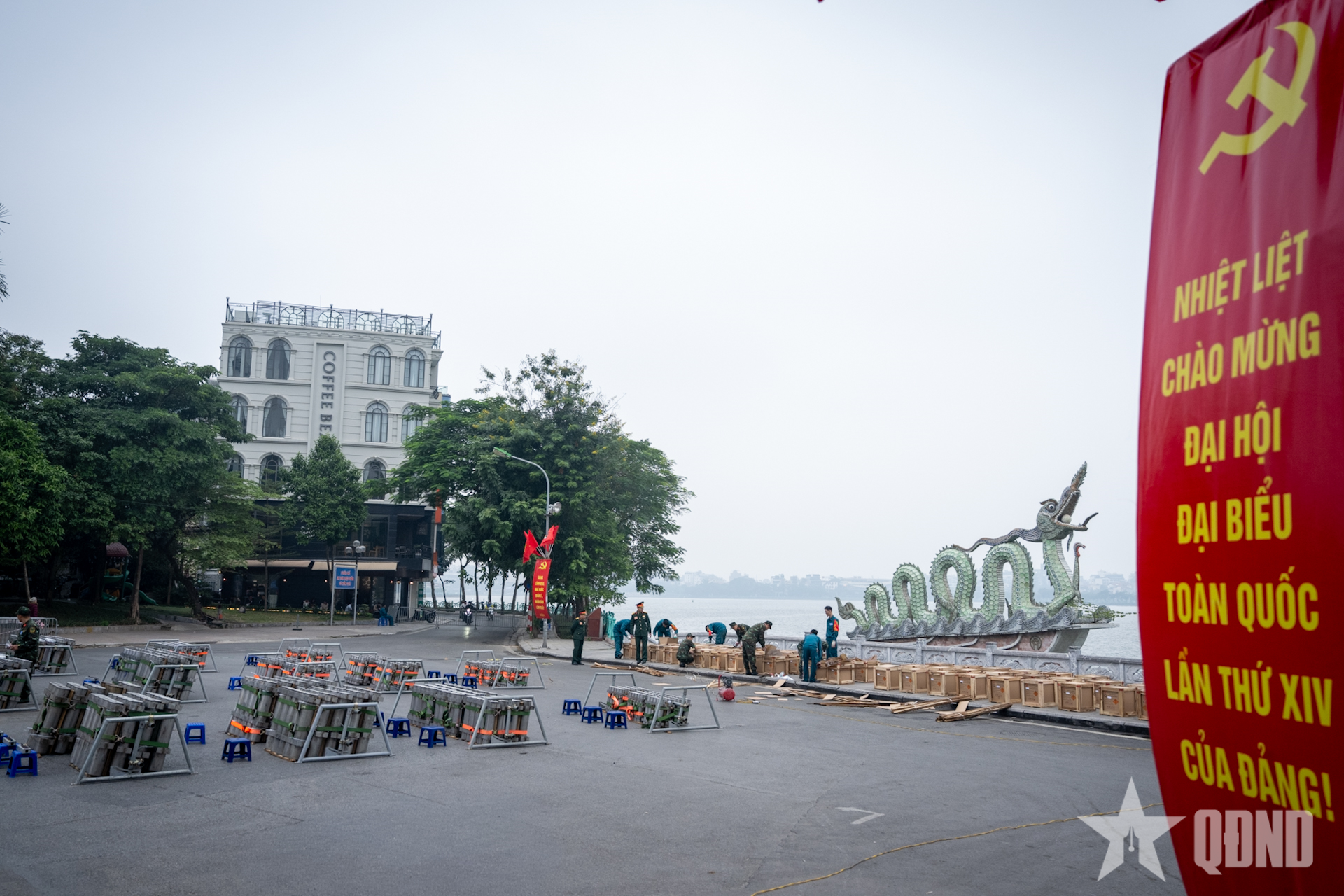 Hà Nội: Lần đầu tiên tổ chức 3 trận địa pháo hoa hỏa thuật trên Hồ Hoàn Kiếm