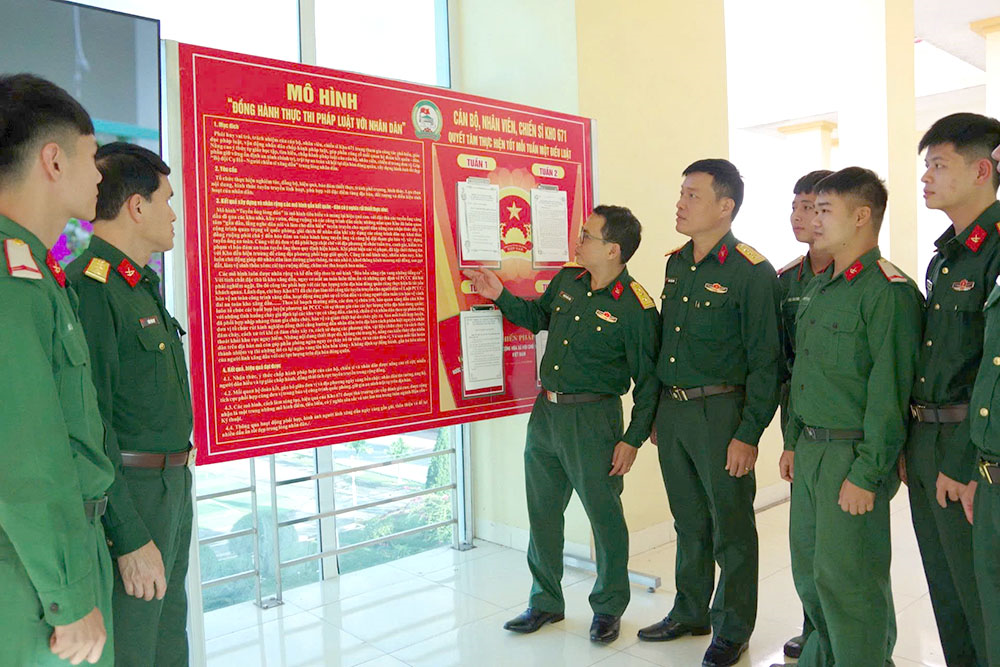 Quản lý tốt tư tưởng, kỷ luật, xây dựng đơn vị vững mạnh