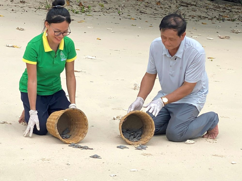 “Bà đỡ” của các mẹ rùa