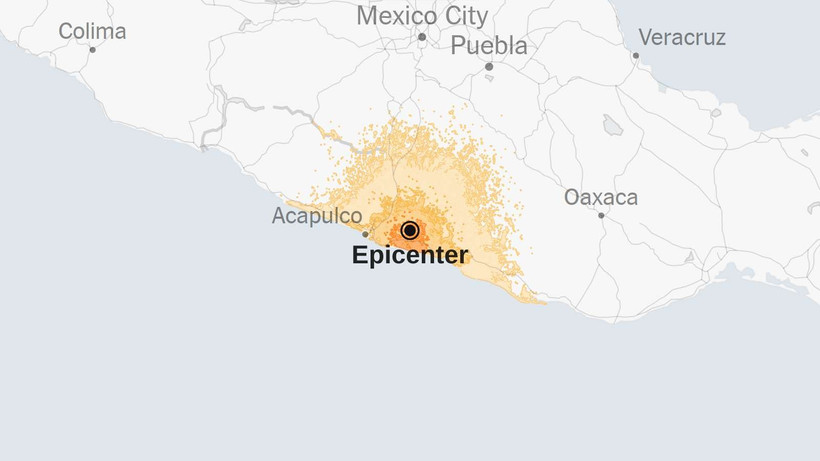 Động đất gây thương vong tại miền Nam Mexico 