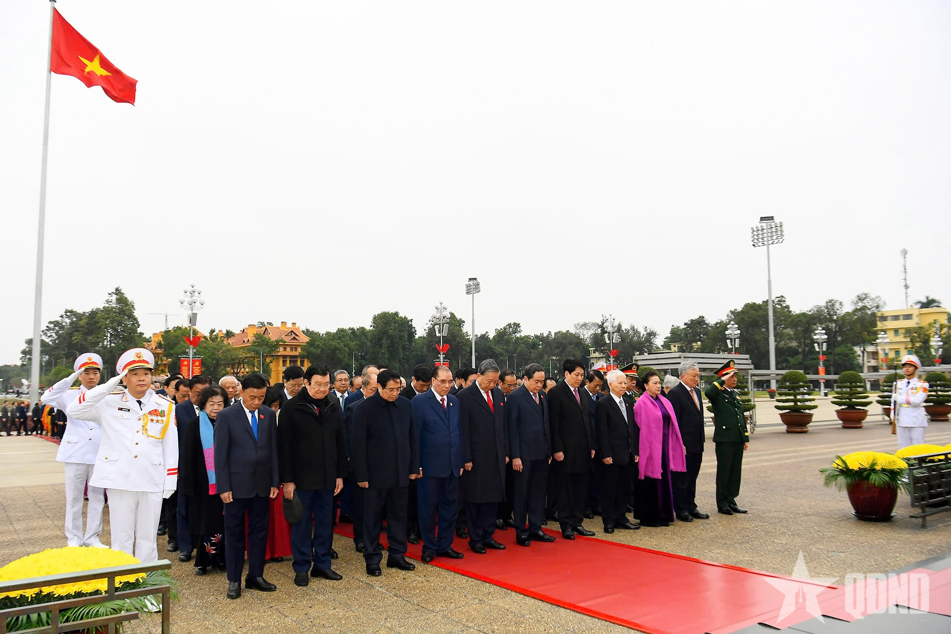 Tổng Bí thư Tô Lâm và lãnh đạo Đảng, Nhà nước vào Lăng viếng Chủ tịch Hồ Chí Minh