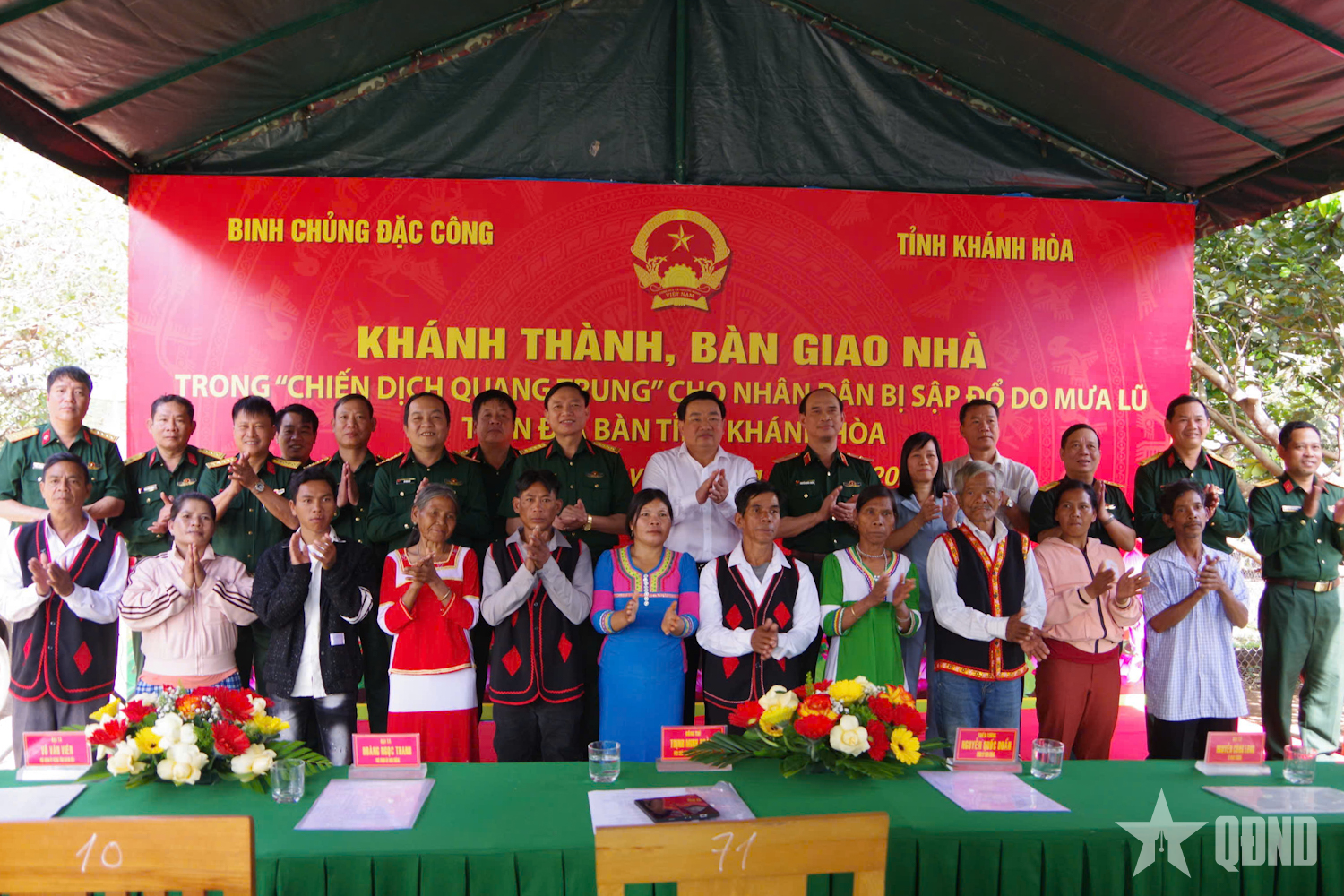 Binh chủng Đặc công: Vượt chỉ tiêu trong sửa chữa và xây mới nhà cho người dân vùng lũ