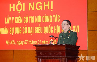 View - 	Giới thiệu Đại tướng Nguyễn Trọng Nghĩa ứng cử đại biểu Quốc hội