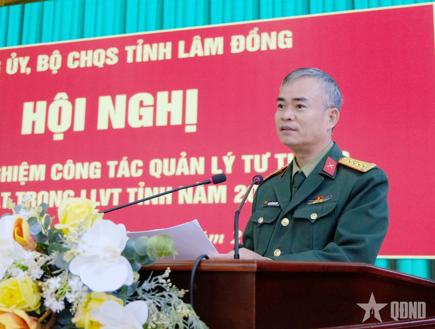 Bộ CHQS tỉnh Lâm Đồng: Gắn rõ trách nhiệm cán bộ chủ trì trong giáo dục, quản lý bộ đội

