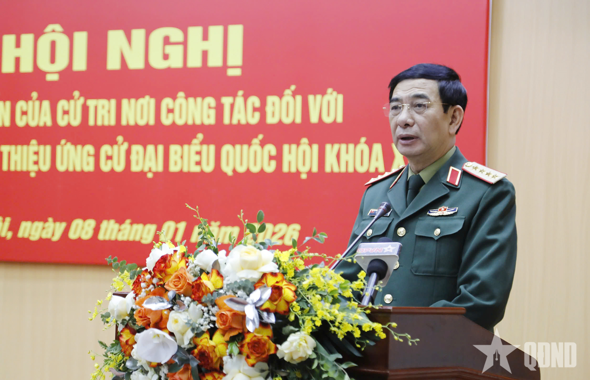 100% cử tri nhất trí giới thiệu Đại tướng Phan Văn Giang tham gia ứng cử đại biểu Quốc hội khóa XVI

