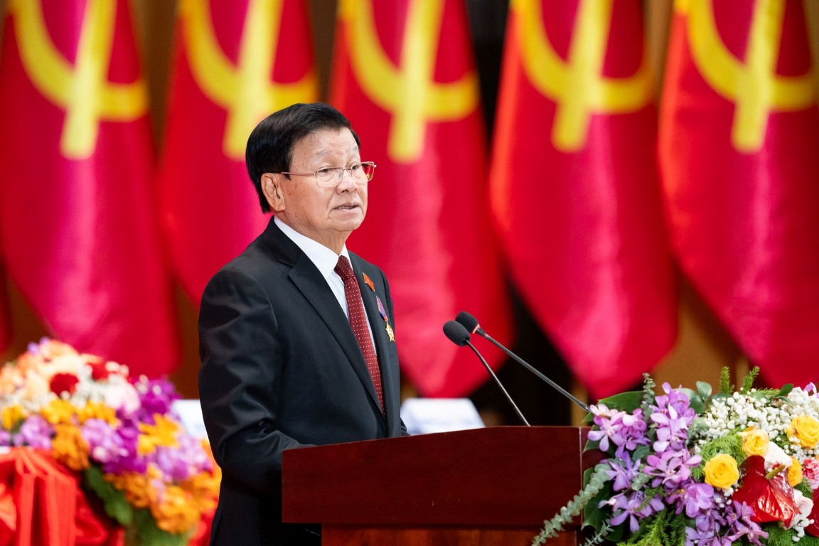 Thư mừng đồng chí Thongloun Sisoulith được bầu lại làm Tổng Bí thư Ban Chấp hành Trung ương Đảng Nhân dân Cách mạng Lào