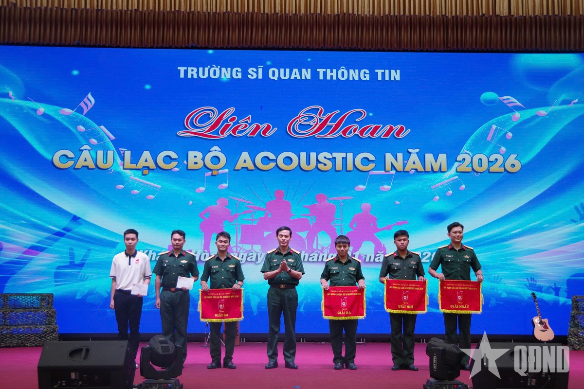 Trường Sĩ quan Thông tin: Sôi nổi liên hoan Câu lạc bộ Acoustic năm 2026