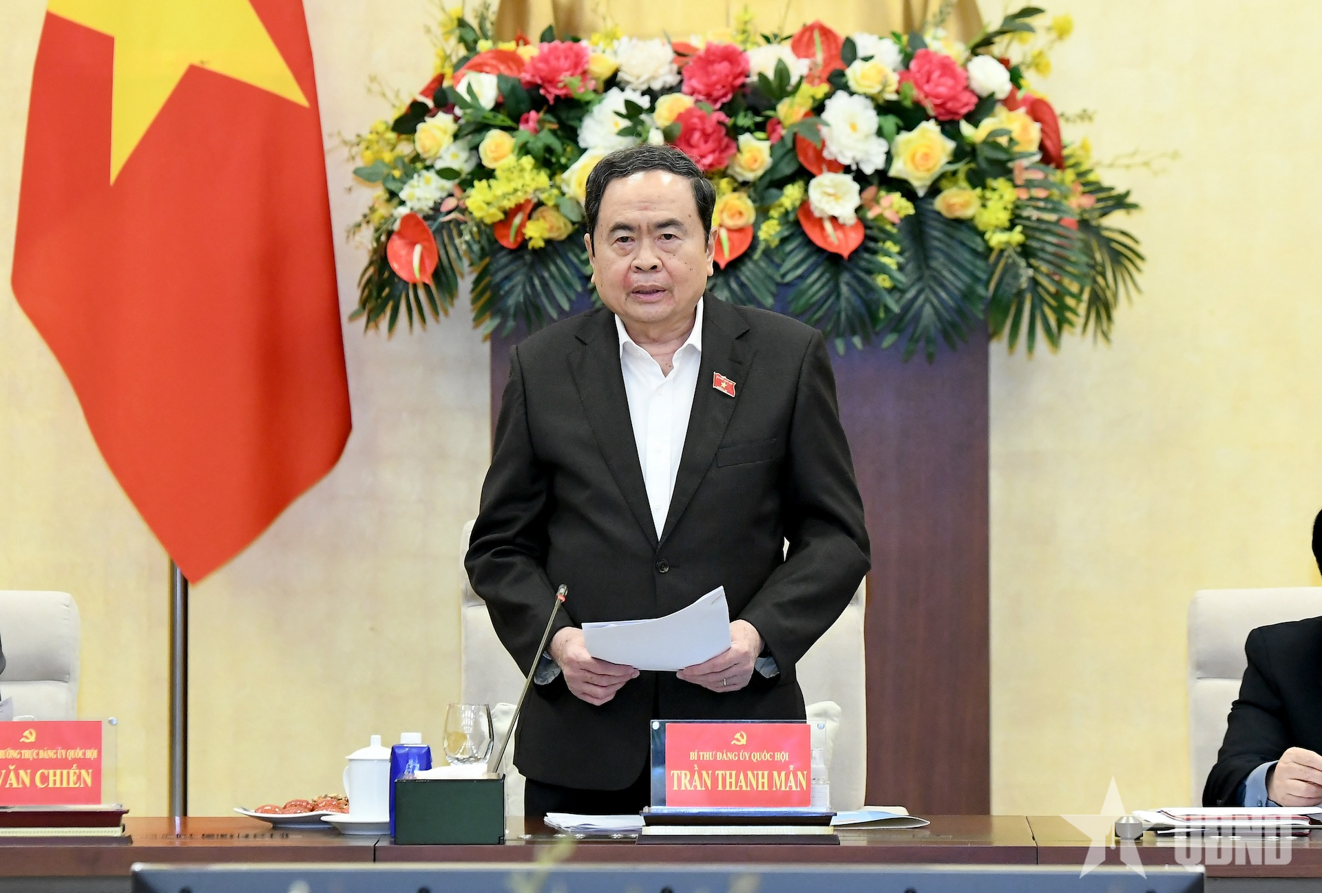 Chủ tịch Quốc hội Trần Thanh Mẫn chủ trì Hội nghị về giới thiệu nhân sự ứng cử đại biểu Quốc hội chuyên trách ở Trung ương