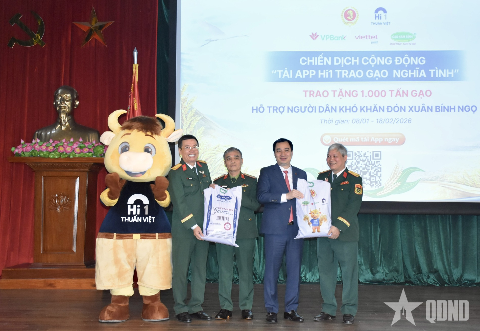 Phát động Chiến dịch cộng đồng “Tải ứng dụng Hi1 - Trao gạo nghĩa tình”