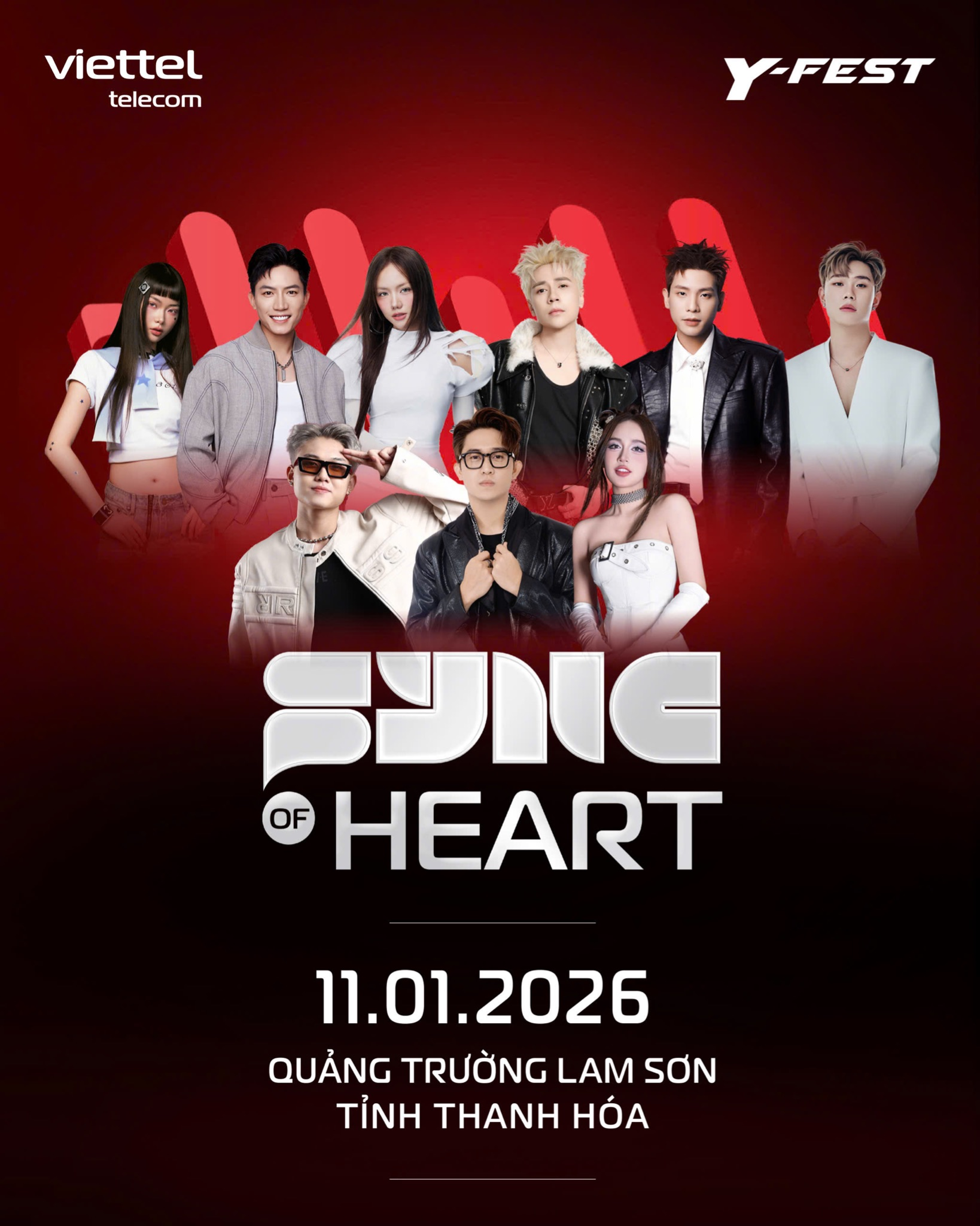Viettel Y-FEST chào đón năm mới với đêm nhạc bùng nổ tại xứ Thanh