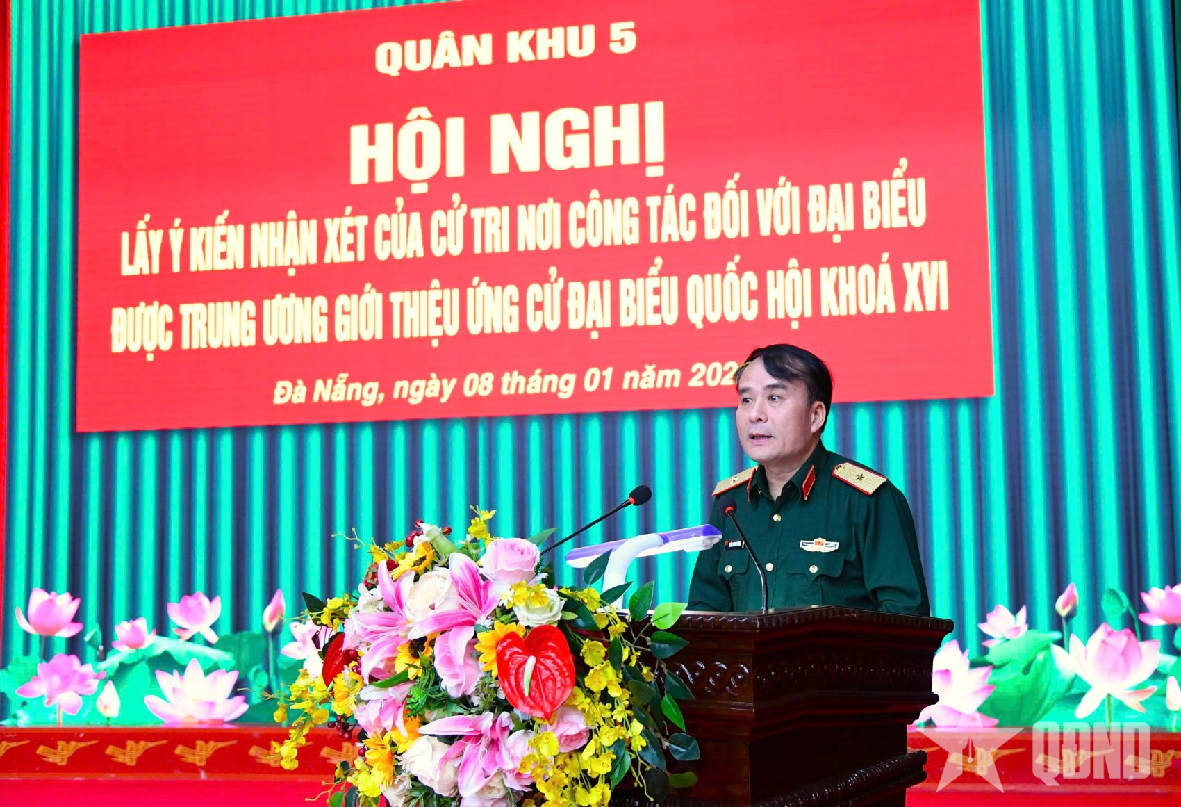 Quân khu 5 giới thiệu Thiếu tướng Trần Minh Trọng ứng cử đại biểu Quốc hội khóa XVI