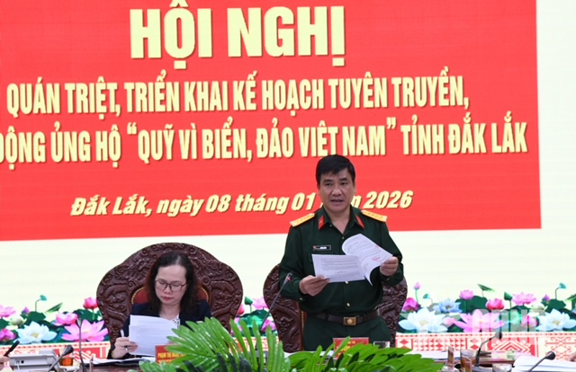 Tỉnh Đắk Lắk vận động ủng hộ “Quỹ vì biển, đảo Việt Nam”