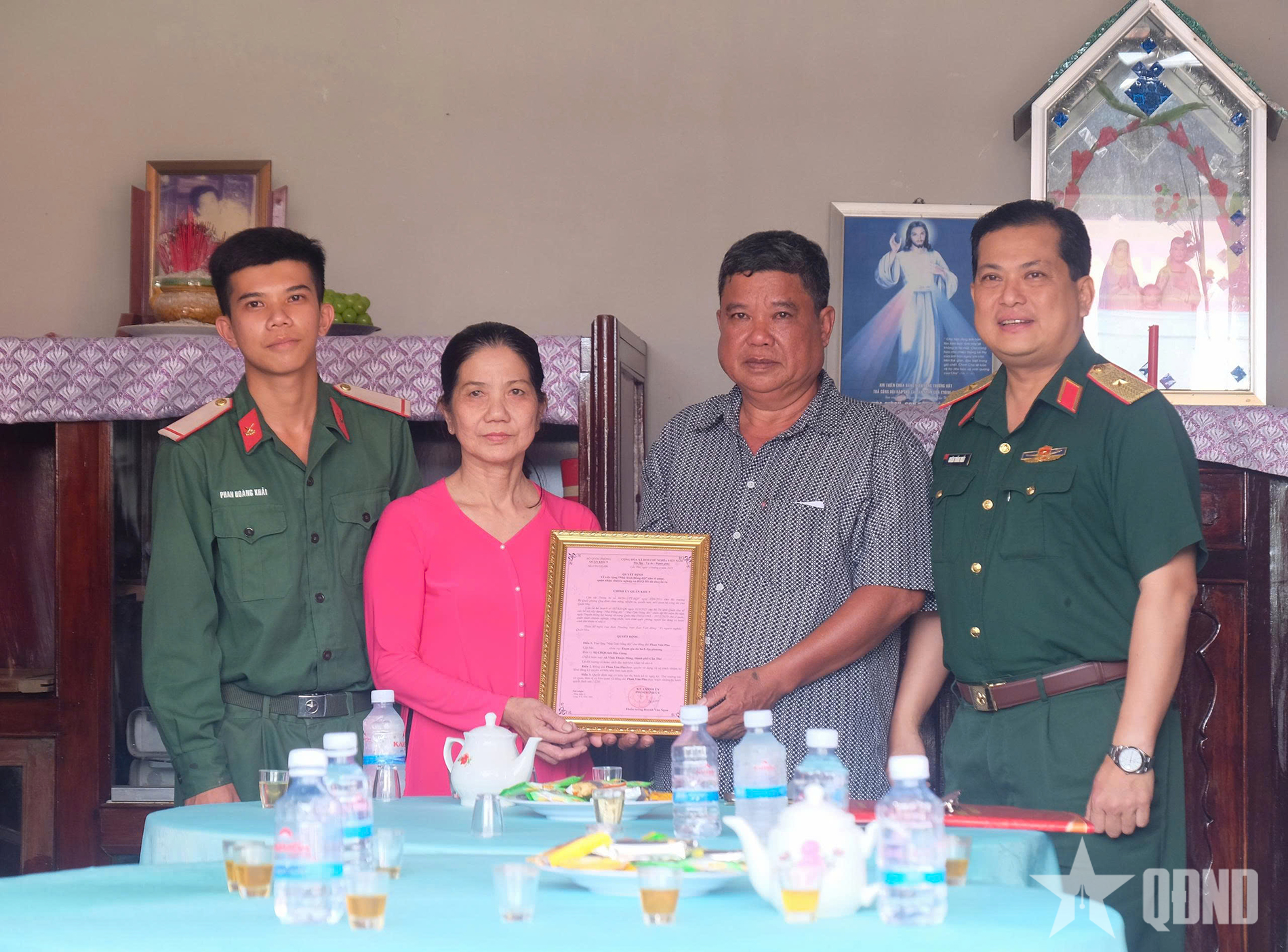 Quân khu 9: Tràn ngập niềm vui trong căn nhà tình đồng đội