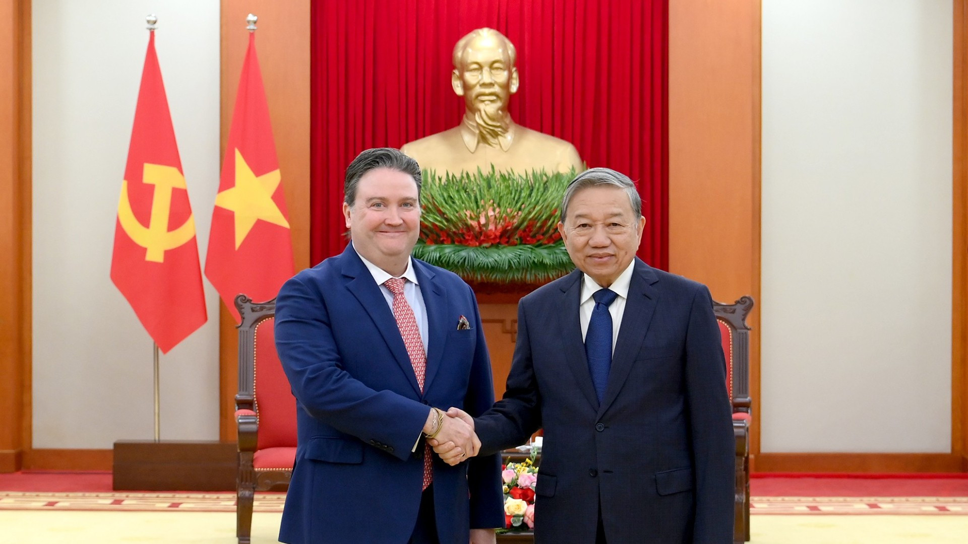 Tổng Bí thư Tô Lâm tiếp Đại sứ Hoa Kỳ chào từ biệt nhân kết thúc nhiệm kỳ công tác  