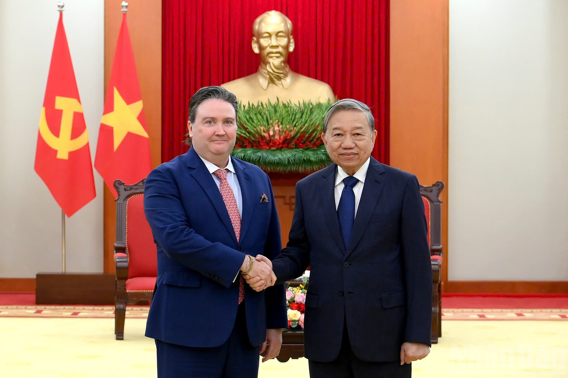 Tổng Bí thư Tô Lâm tiếp Đại sứ Hoa Kỳ chào từ biệt nhân kết thúc nhiệm kỳ công tác  