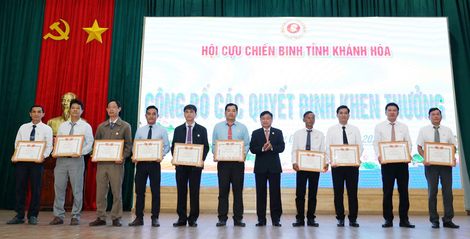 Hội Cựu chiến binh tỉnh Khánh Hòa: Khẳng định vai trò trong xây dựng và bảo vệ địa phương