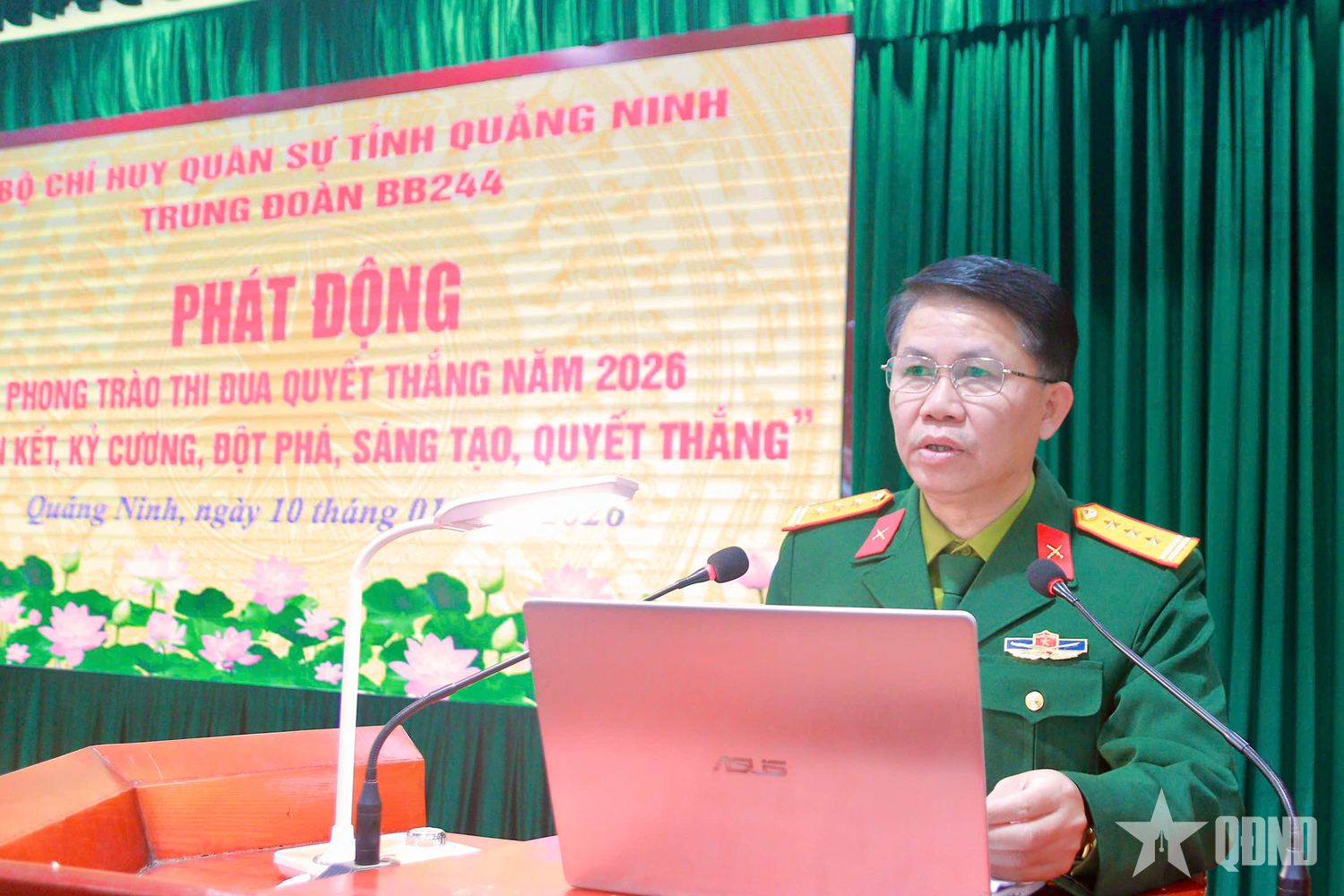 Trung đoàn Bộ binh 244 phát động Phong trào Thi đua Quyết thắng năm 2026

