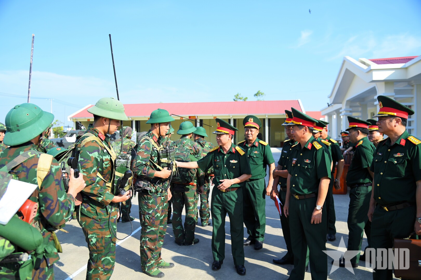 Bộ Tổng Tham mưu kiểm tra công tác sẵn sàng chiến đấu tại Cà Mau