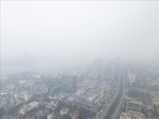 Ô nhiễm không khí tại Hà Nội và một số tỉnh, thành phố tiếp tục ở mức xấu và kém


