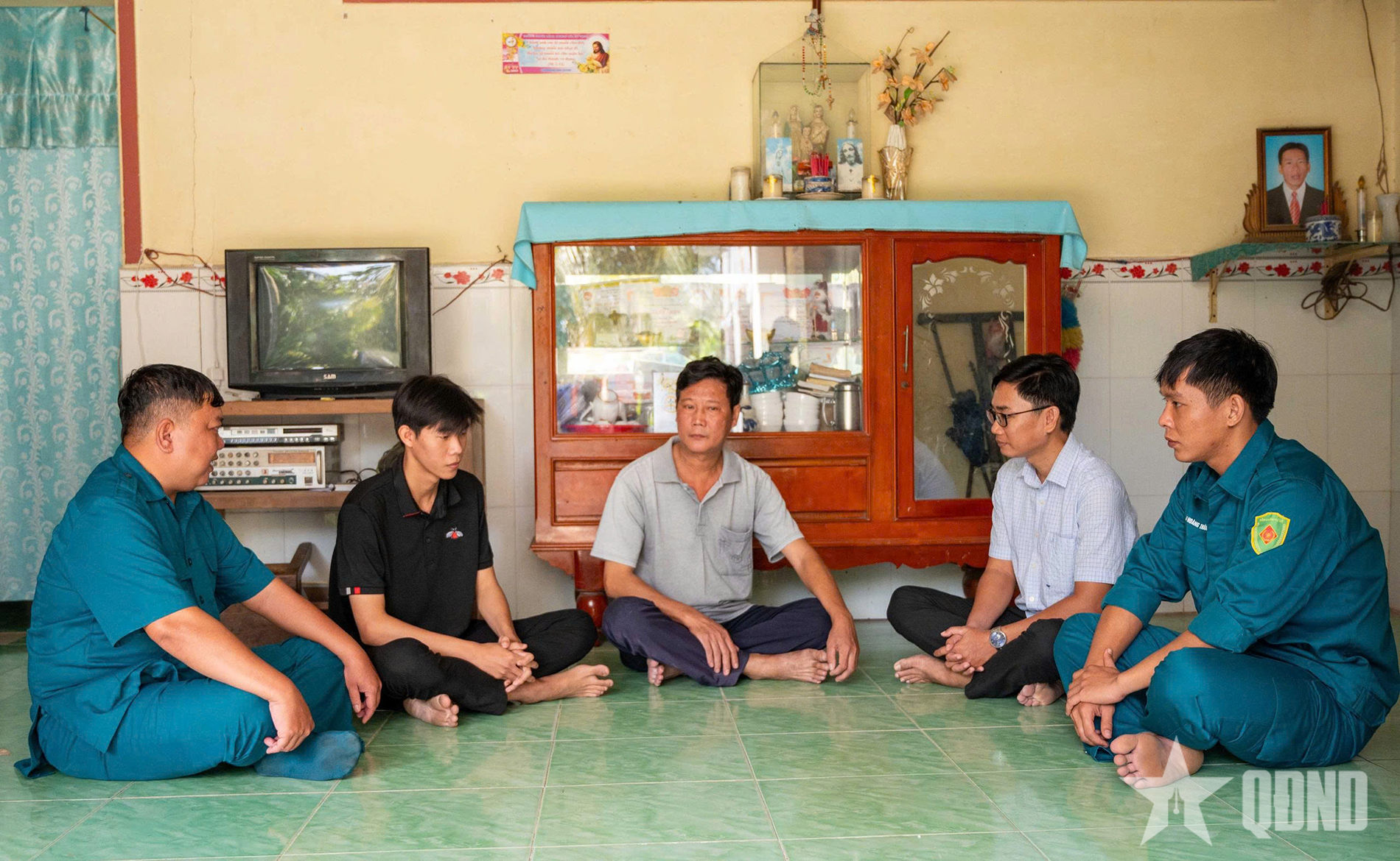 An Giang: Khi tinh thần “Kính Chúa yêu nước” lan tỏa trong công tác tuyển quân ở Long Điền