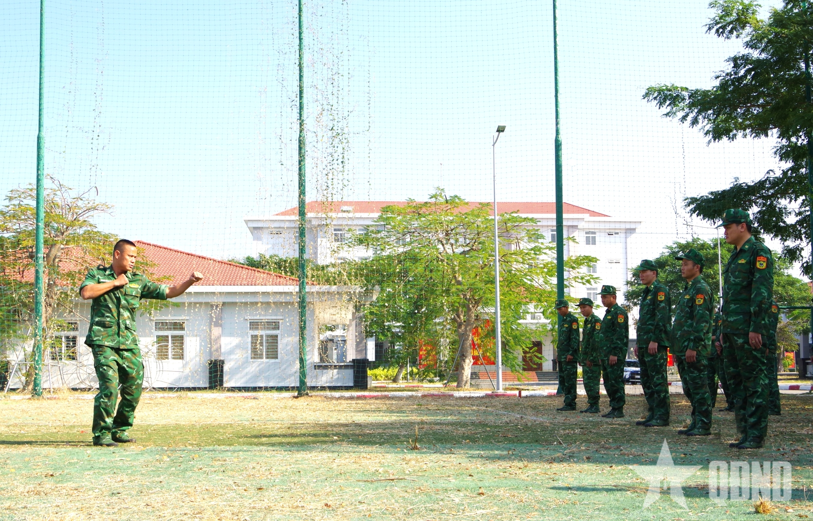 Bộ đội Biên phòng TP Hồ Chí Minh luyện võ chiến đấu tay không
