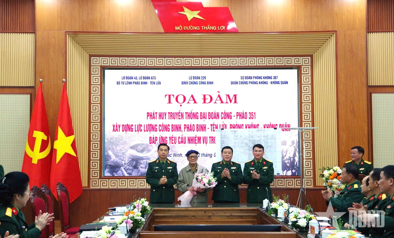 Đại đoàn Công - Pháo 351 đánh dấu bước trưởng thành mới của Quân đội ta