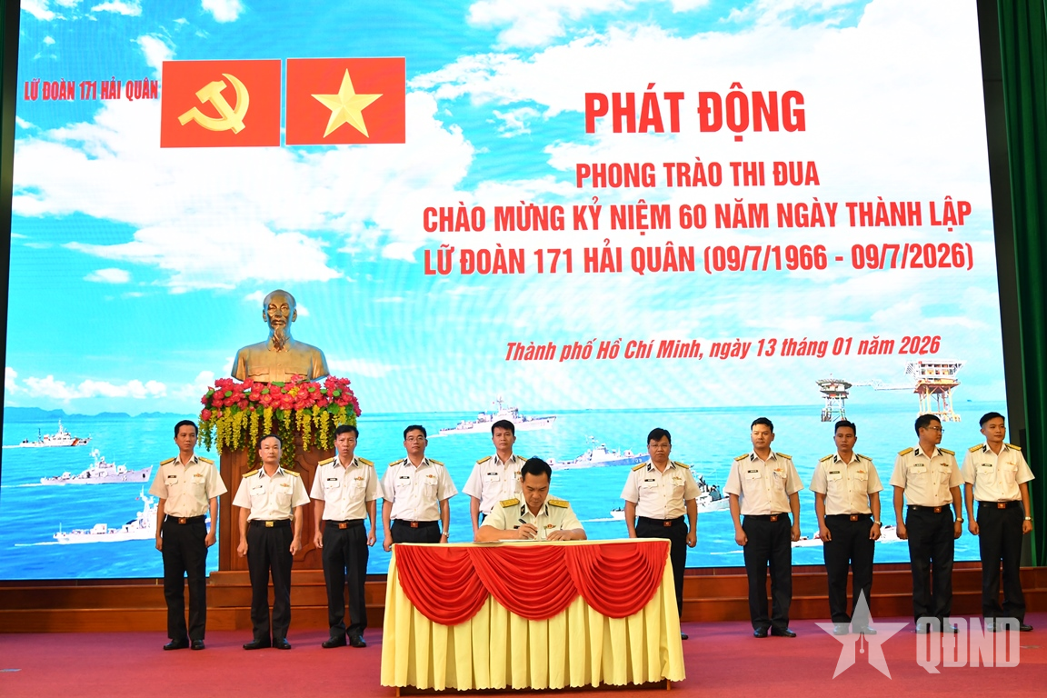 Phát động thi đua chào mừng kỷ niệm 60 năm Ngày thành lập Lữ đoàn 171