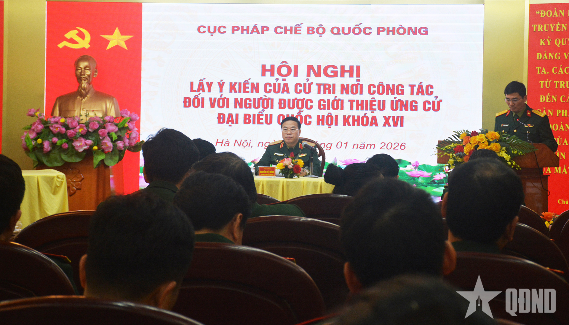 Cục Pháp chế thống nhất giới thiệu Đại tá Phạm Đức Hoài ứng cử đại biểu Quốc hội khóa XVI
