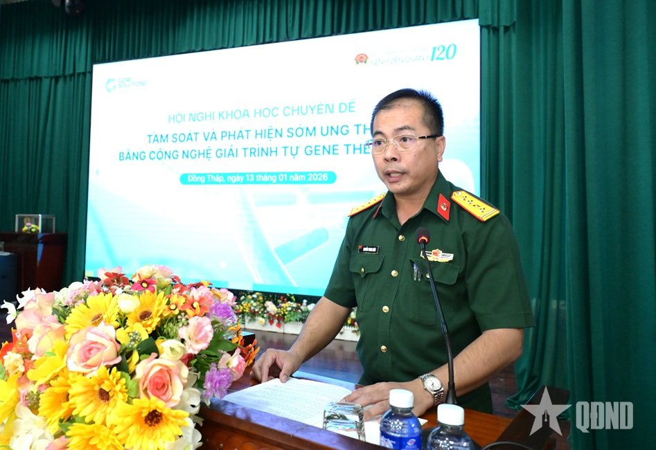 Bệnh viện Quân y 120 (Quân khu 9): Tầm soát và phát hiện sớm ung thư bằng công nghệ giải trình tự gene thế hệ mới