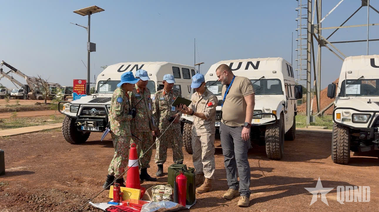 Đội Công binh số 4 Việt Nam khẳng định năng lực sẵn sàng hoạt động qua kỳ kiểm tra ORI

