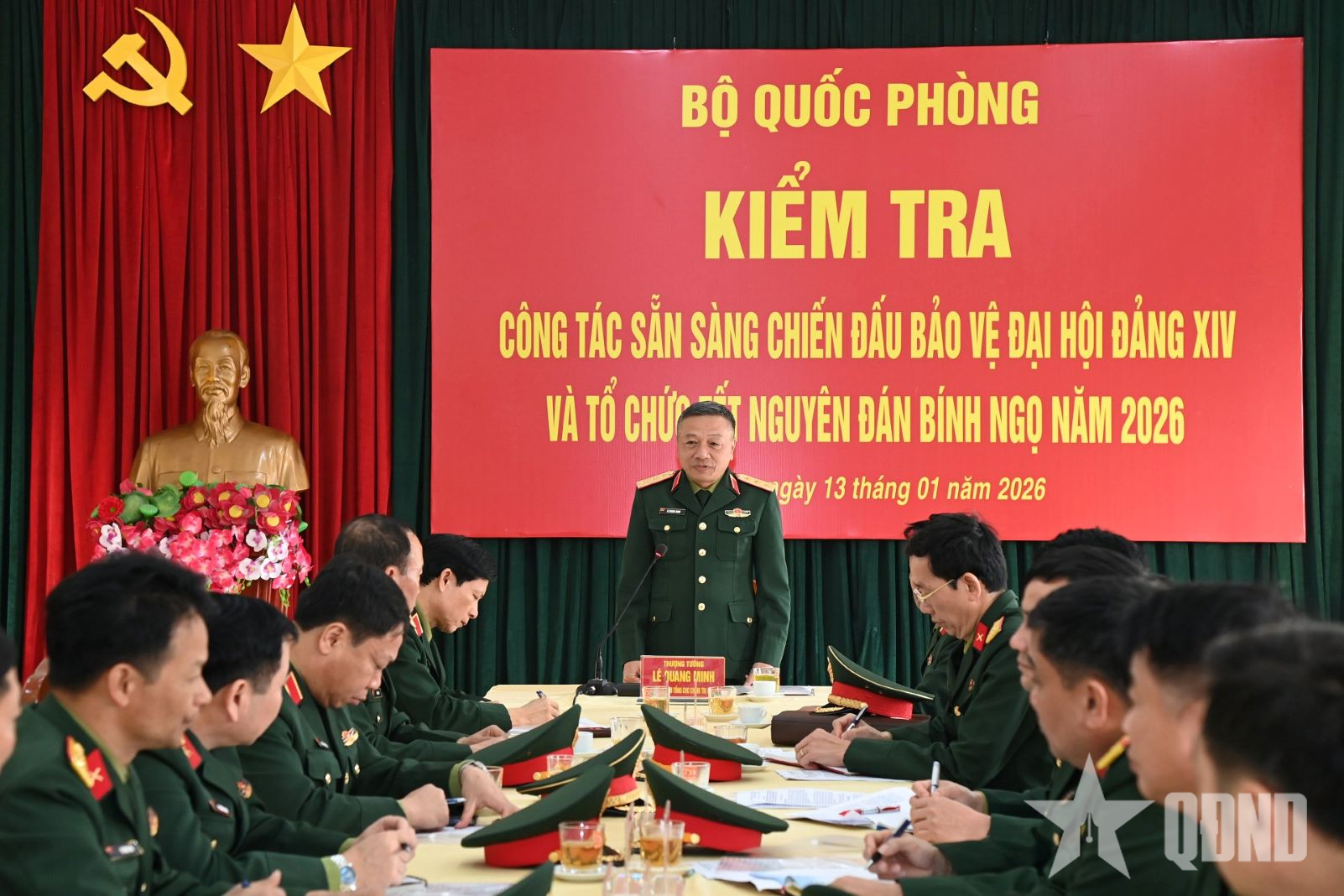 Biểu dương Lữ đoàn 297, Quân khu 2 duy trì nghiêm chế độ sẵn sàng chiến đấu bảo vệ Đại hội XIV

