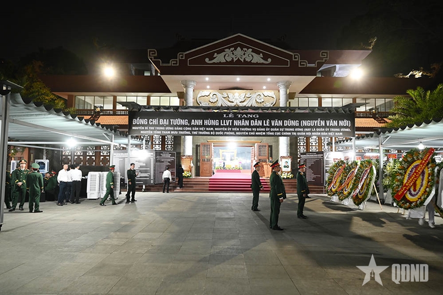 CẬP NHẬT: Cử h&agrave;nh trọng thể Lễ viếng, Lễ truy điệu đồng ch&iacute; Đại tướng L&ecirc; Văn Dũng