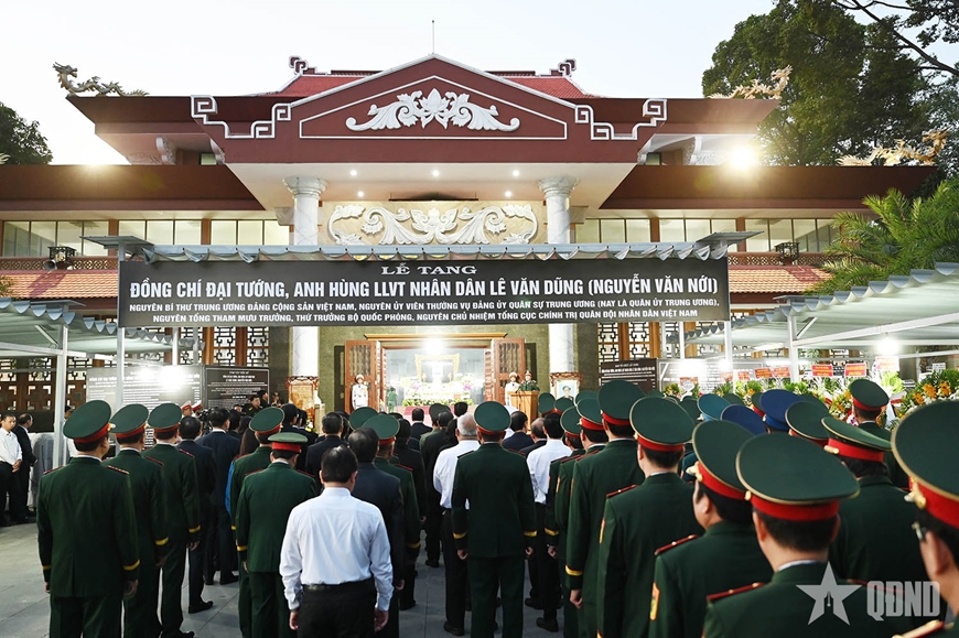 CẬP NHẬT: Cử h&agrave;nh trọng thể Lễ viếng, Lễ truy điệu đồng ch&iacute; Đại tướng L&ecirc; Văn Dũng