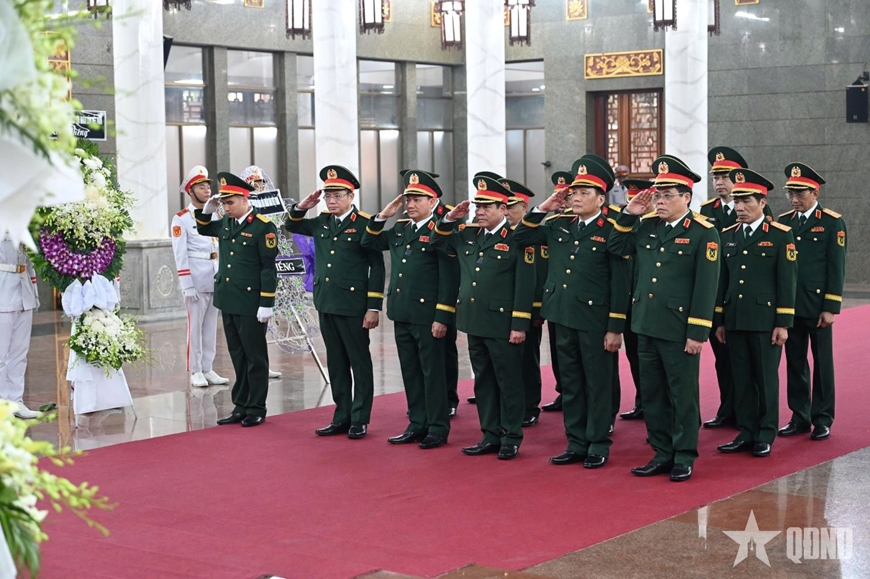 CẬP NHẬT: Cử h&agrave;nh trọng thể Lễ viếng, Lễ truy điệu đồng ch&iacute; Đại tướng L&ecirc; Văn Dũng