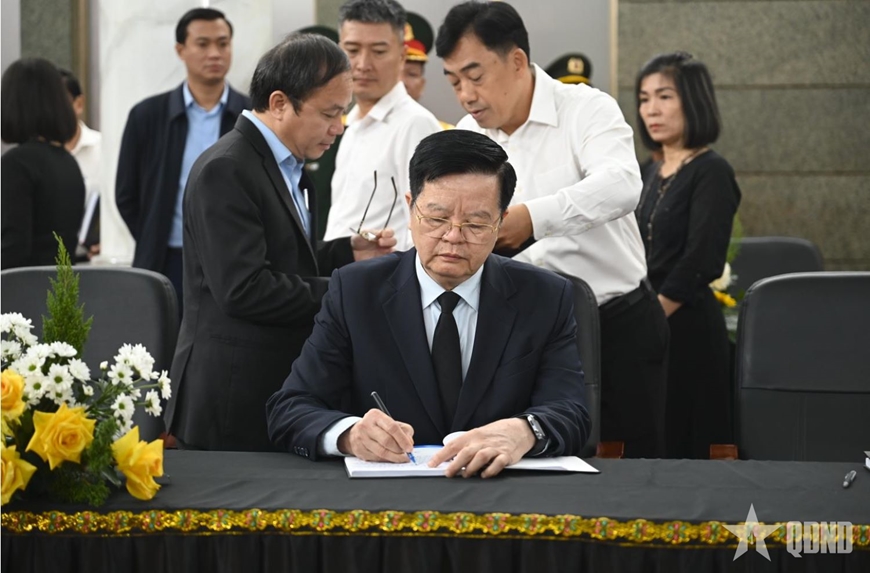 CẬP NHẬT: Cử h&agrave;nh trọng thể Lễ viếng, Lễ truy điệu đồng ch&iacute; Đại tướng L&ecirc; Văn Dũng