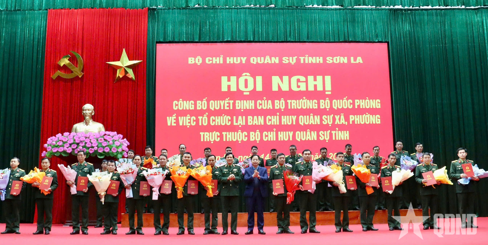 Sơn La: Đưa sĩ quan chính quy đảm nhiệm Chỉ huy trưởng Ban CHQS xã, phường