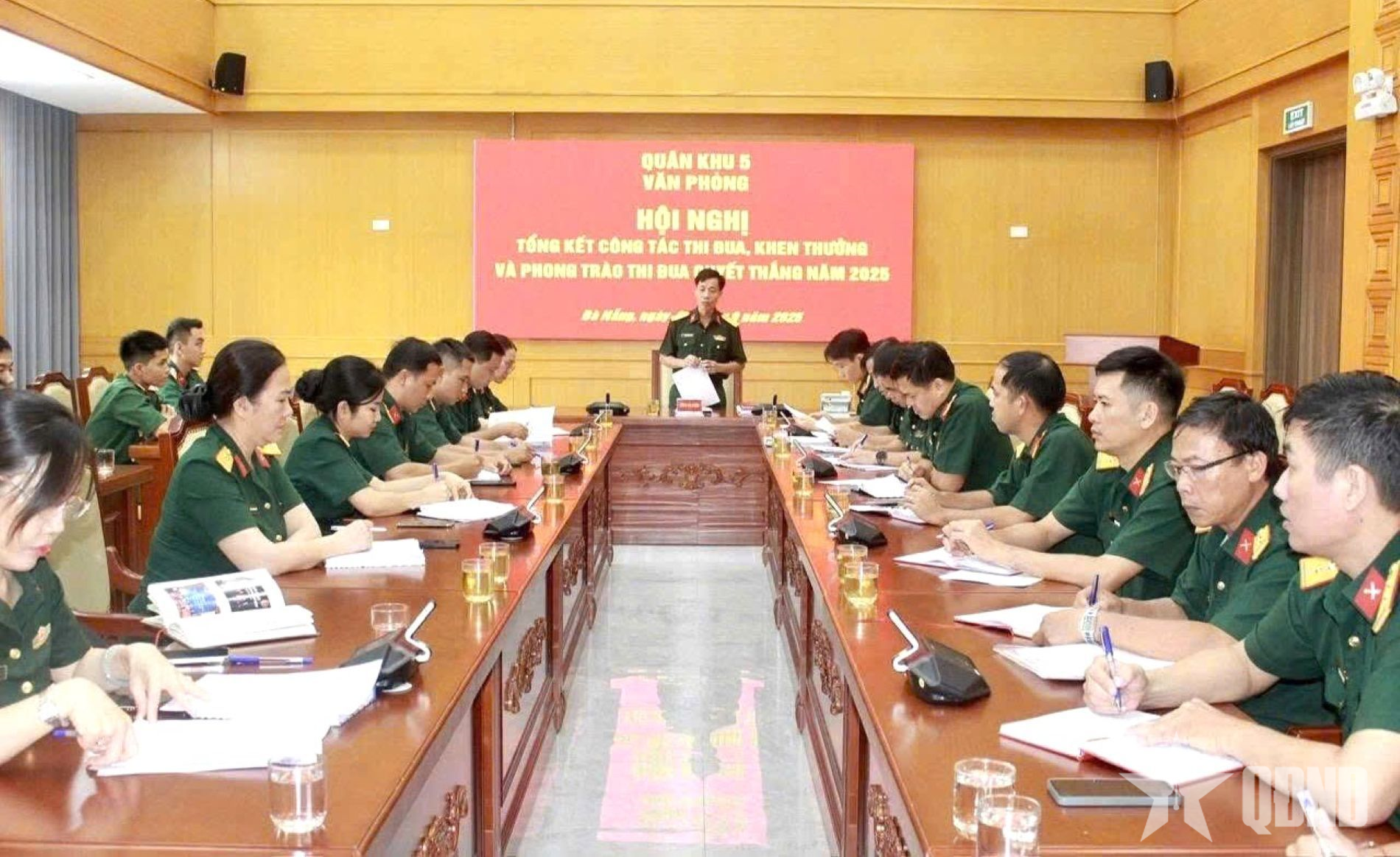 Văn phòng Bộ tư lệnh Quân khu 5 phát huy tốt vai trò tham mưu, bảo đảm hành chính 